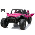 thumbnail image 1 of VOLTZ TOYS 2-Seater 24V Kids Ride On UTV - Realistic Off-Road Dune Buggy with EVA Tires, Spring Suspension, Remote Control & Music - Pink, 1 of 7