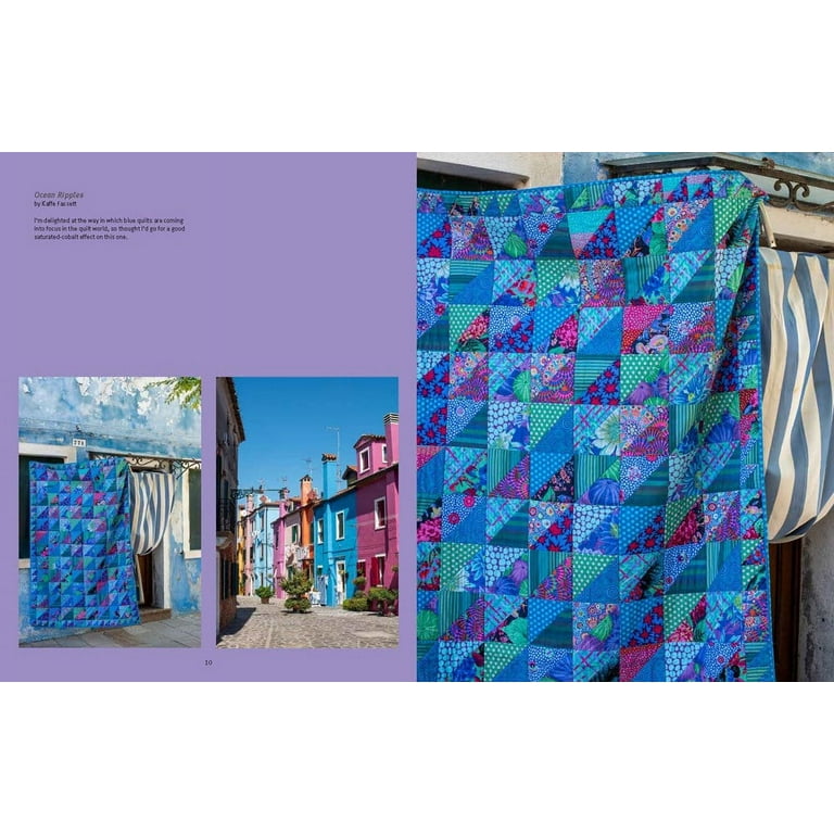 Shimmer Star Quilt - Kaffe Fassett - Quilts in Burano - pg.