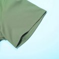thumbnail image 7 of Sngxgn T-Shirt Summer Top Print Vintage Casual Short Sleeve T-Shirt(Green,M), 7 of 7
