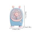 thumbnail image 3 of Portable USB Desk Fan With Flexible Gooseneck And Quiet For Home Computer, 3 of 5