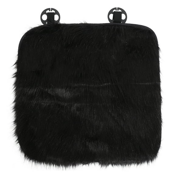 NIAIZEK Car Seat Mat Car Seat Plush Cushion Black 1Pcs