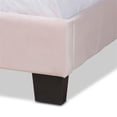 thumbnail image 5 of Bowery Hill Light Pink Upholstered Queen Size Panel Bed, 5 of 9