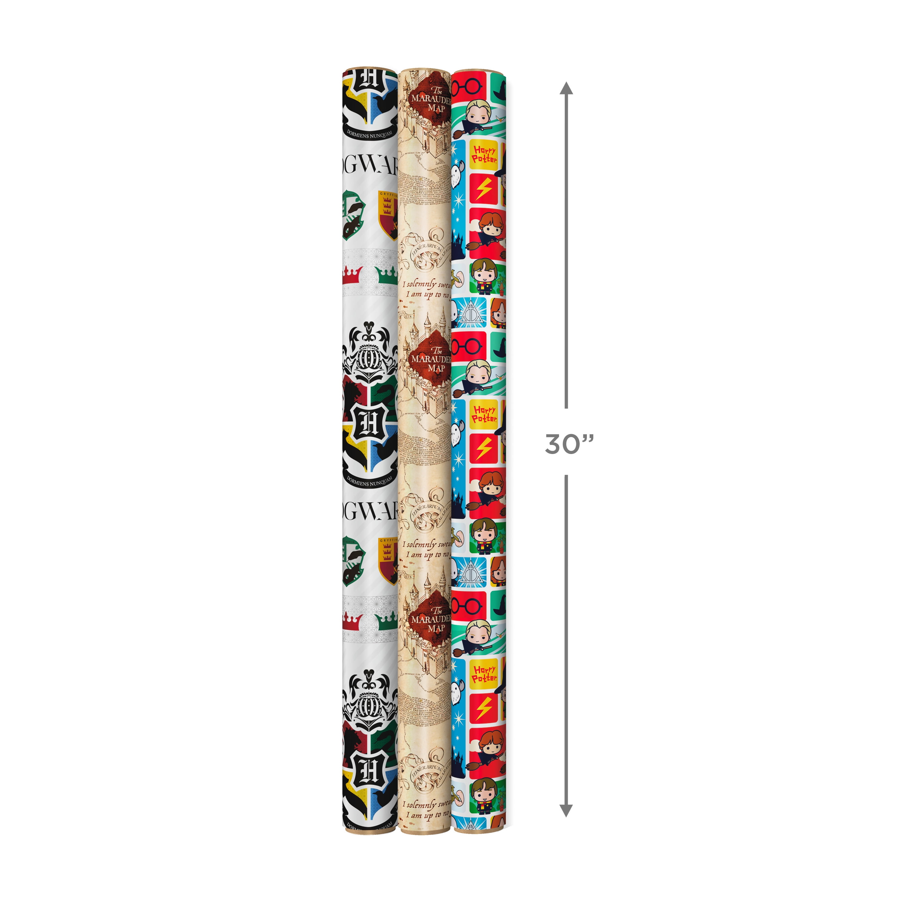  GRAPHICS & MORE Harry Potter Marauders Map Gift Wrap Wrapping  Paper Rolls : Health & Household