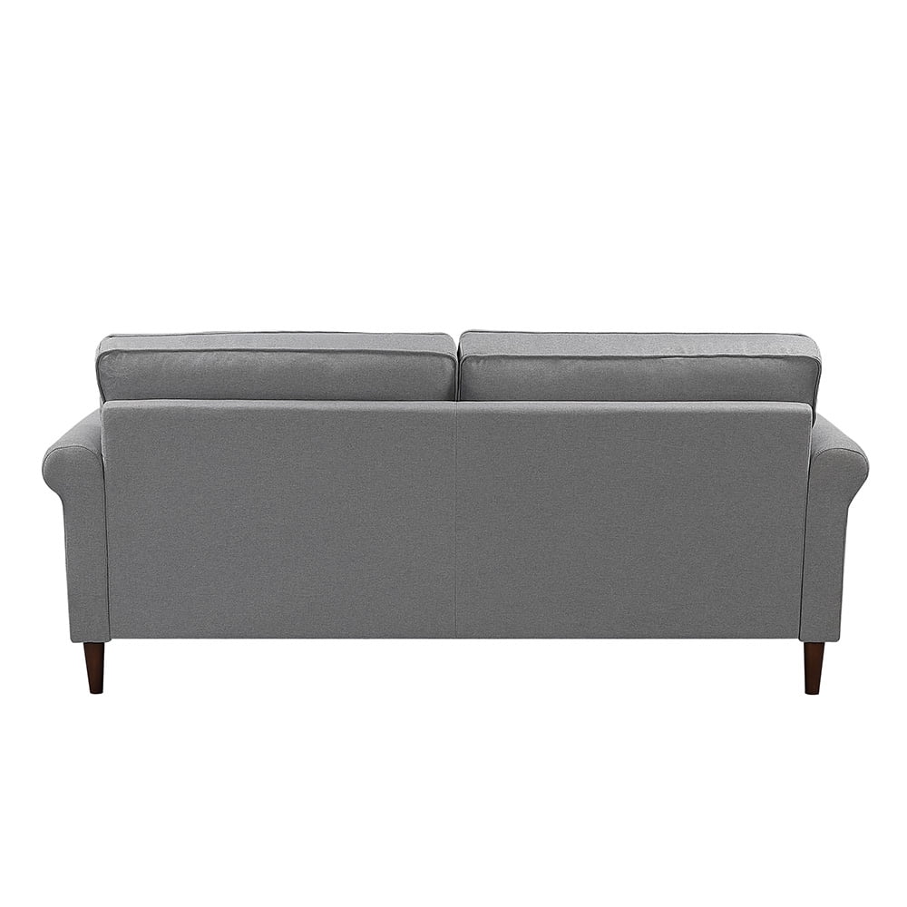 Kepooman 56" Modern Linen Farbic Loveseat Sofa, Overstuffed Classically 2-Seater Armrest Sofa Bed for Living Room Bedroom Office, Gray Kepooman 56" Modern Linen Farbic Loveseat Sofa, Overstuffed Classically 2-Seater Armrest Sofa Bed for Living Room Bedroom Office, Gray