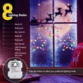 thumbnail image 3 of Christmas Window Lights, Quntis Color Changing 60LED 3 Stars Christmas Curtain Lights with Timer and 8 Mode, Battery Operated Xmas Star Lights Indoor Outdoor for Bedroom Wall, 3 of 7