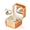 Orange Color, variant on Keai Clip-On Open Ear Bluetooth Earbuds with Built-In Makeup Mirror, TWS Wireless Headphones with Water Resistant Design Compatible with iPhone Android Smartphones