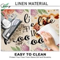 thumbnail image 5 of Spring Summer Colorful Floral Flower Kitchen Rugs Set of 2, Live Life in Full Bloom Rose Tulip Kitchen Mats Decor, Seasonal Floor Door Mat Home Decorations -17x30 and 17x47 Inch, 5 of 6