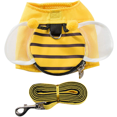 thumbnail image 1 of Bee-Shaped Pet Backpack Harness with Leash for Dogs - Breathable Mesh Design, Anti-Choking Safety, Lightweight & Durable Nylon-Polyester Material, Easy Machine Washable - Ideal for Walking &, 1 of 6