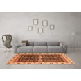 thumbnail image 3 of Ahgly Company Indoor Square Geometric Orange Traditional Area Rugs, 6' Square, 3 of 4