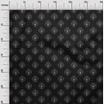 thumbnail image 3 of oneOone Rayon Black Fabric Block Craft Projects Decor Fabric Printed By The Yard 56 Inch Wide, 3 of 6