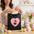 thumbnail image 5 of Easter Gift Bags - Bunny Design with Ribbon Bows, Set of 6 Paper Bags for Holiday Party Favors, 5 of 7