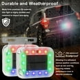 thumbnail image 2 of Mistaha Solar Powered LED Warning Light for Vehicles with Touch Control - High Visibility Tail Light for Cars, Trucks, and Electric Vehicles - 3 Flashing Modes - Durable and Weatherproof - Easy, 2 of 7