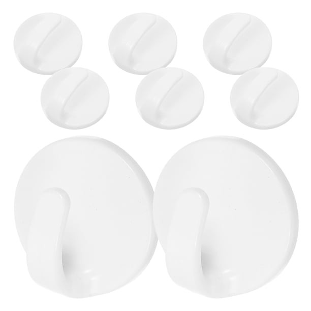 8 ganchos magnéticos para toallas, sin perforaciones, para puertas, armarios y perchas.