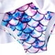 thumbnail image 5 of Traje de baño de sirena para niña, traje de baño de una pieza con escamas de pez, falda para niña, traje de baño de aguas termales para niños, 5 of 6