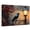 Brown, variant on Blue White Tones Canvas Wall Art 10" x 8" Modern Abstract Oil Painting Texture Frame Picture Prints, Ready to Hang Waterproof Artwork Decor for Bathroom, Kitchen Small Wall Spaces