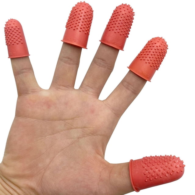 5 protectores de dedos de silicona, accesorios para cunas, protectores de dedos para pintura, reparación electrónica, costura con pegamento caliente