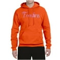 thumbnail image 2 of Wild Bobby, Fearless Pink Ribbon Support Warrior Women, Breast Cancer Awareness, Unisex Graphic Hoodie Sweatshirt, Orange, Small, 2 of 5