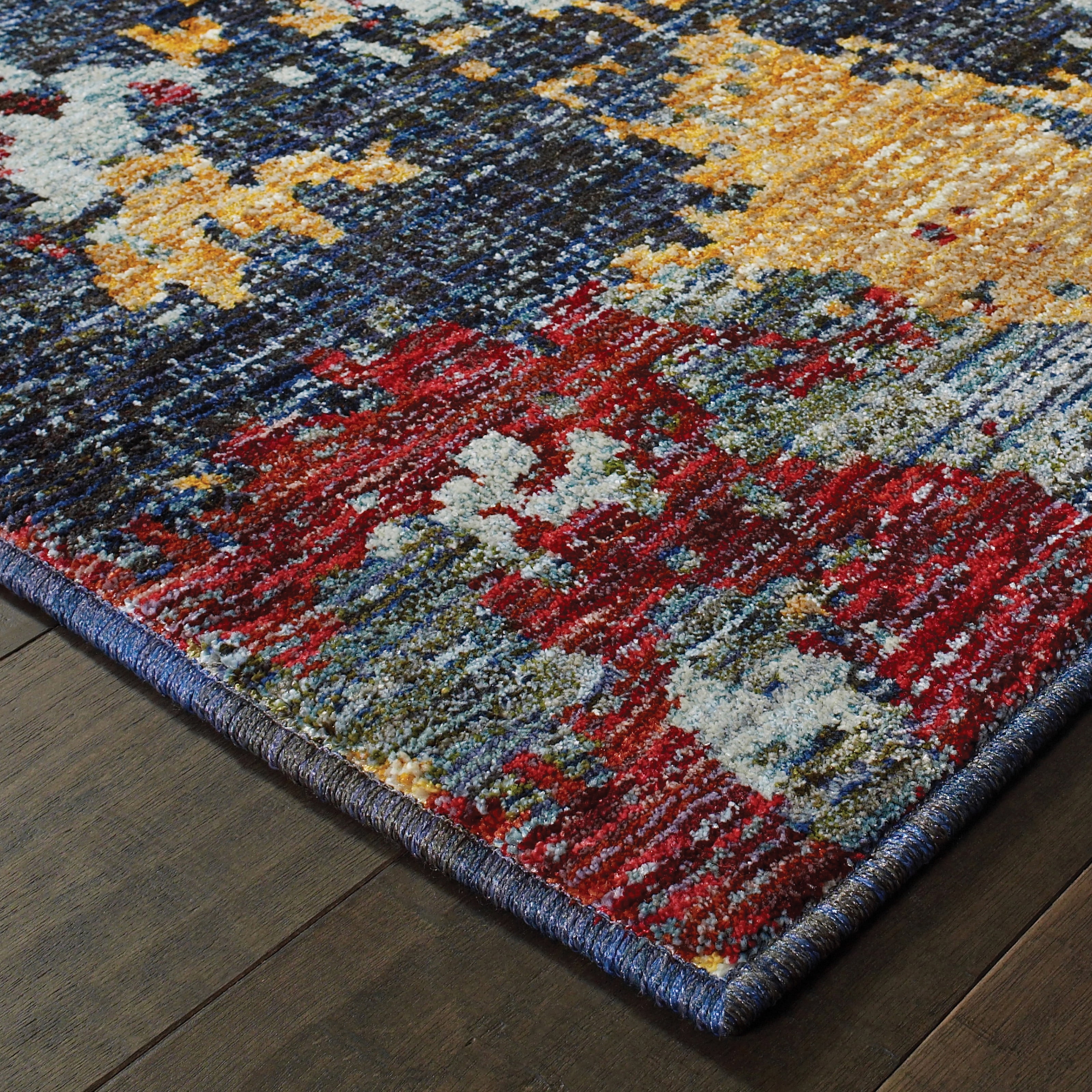 Avalon Home Everman Abstract Woven Area Rug, 5.25' x 7.55'