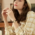 thumbnail image 6 of Bomieux Watches for Woman Dainty Elegant Womens Watches with Leather Strap Classic Vintage Retro Square Ladies Quartz Watches Gifts for Women, 6 of 8