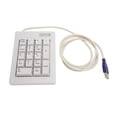 thumbnail image 3 of Teclado numérico mecánico silencioso de 17 teclas para entrada de datos financieros mejorada para contables, oficinas y supermercados, 3 of 8