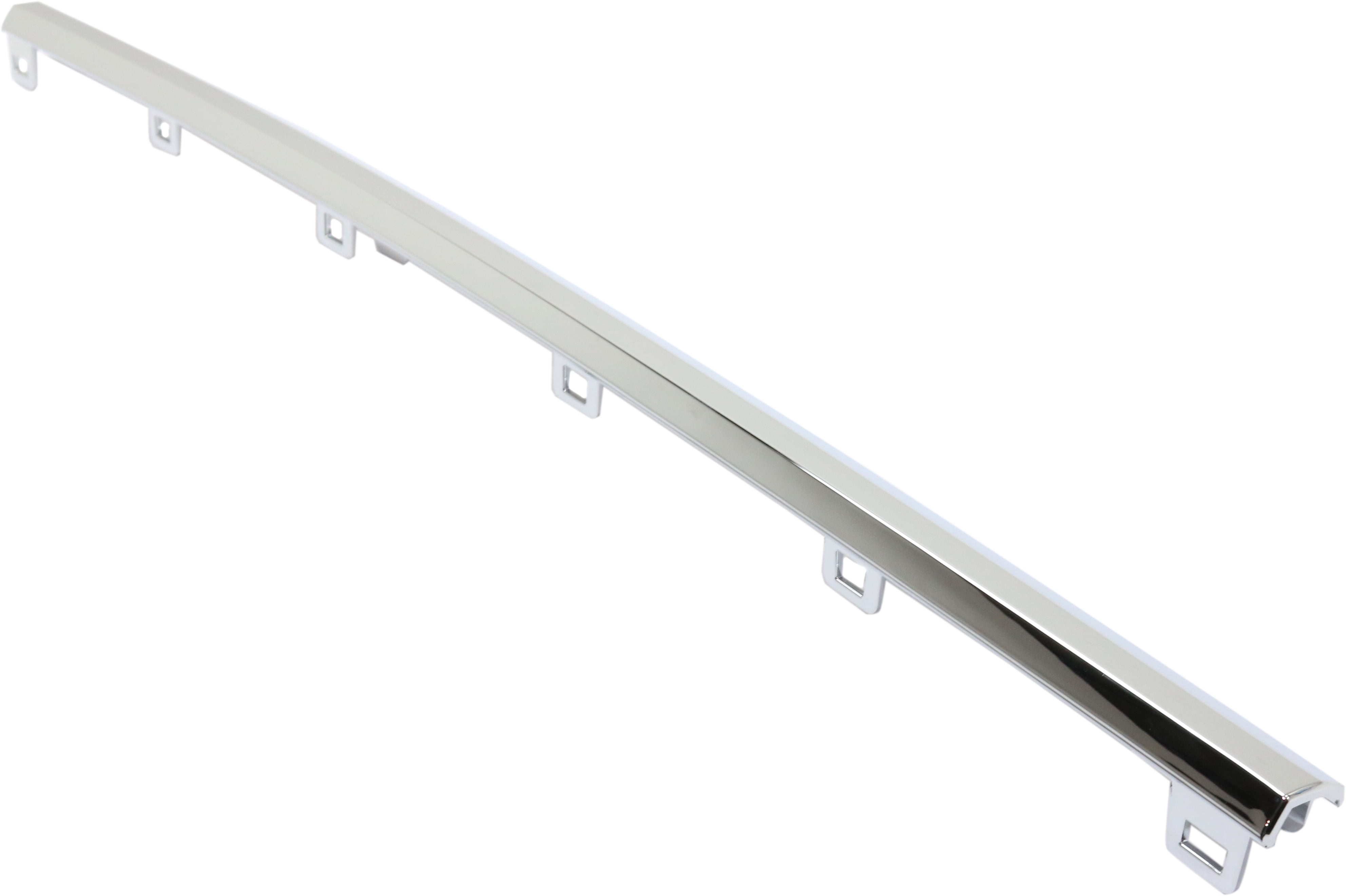 Bumper Trim Compatible With 2016-2017 GMC Terrain Rear, Center Chrome