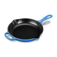thumbnail image 4 of Le Creuset Enameled Cast Iron Signature Iron Handle Skillet, 9" (1-3/8 qt.), Marseille, 4 of 4