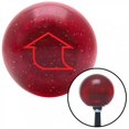 thumbnail image 1 of American Shifter  Red FAT Empty Arrow Up Red Metal Flake Shift Knob with M16 x 1.5 Insert Shifter Brody, 1 of 1