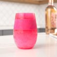 thumbnail image 7 of Host Cooling Cup Set of 4 Plastic Double Wall Insulated Freezable Drink Chilling Tumbler with Freezing Gel, Wine Glasses for Red and White Wine, 8.5 oz, Translucent Magenta, 7 of 7