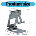 thumbnail image 5 of Foldable Cellphone Holder Tablet Cradle Angles Height Adjustable Tabletop Phone Holder, 5 of 13