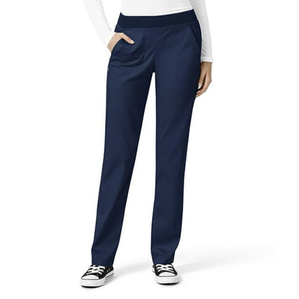 PRO Women's Pluse Size Knit Waist Cargo Scrub Pants - Walmart.com