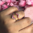 thumbnail image 2 of Marquise Cut Ruby Ring Guard- July Birthstone Wedding Engagement Ring Enhancer Wrap For Women, 2 of 8