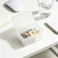 thumbnail image 6 of Aonerit 4in Stackable Storage Container, Plastic Lidded Organizer, Desktop Office Bedroom Box, Bathroom Sundries Holder, 6 of 7