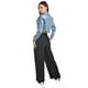 thumbnail image 3 of Chamarra denim Roman Fashion Holográfico Juvenil 048 Azul medio M, 3 of 8