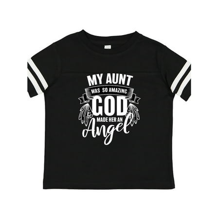 

Inktastic My Aunt was So Amazing God Made her an Angel Gift Toddler Boy or Toddler Girl T-Shirt