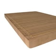 thumbnail image 4 of BambooMN Premium End Grain Cutting Board with Juice Grooves - 16.9" x 12" x 1" - 100 Pieces, 4 of 4
