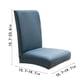 thumbnail image 3 of Funda elástica para silla de comedor | Funda elástica de poliéster cepillado de color liso | Ajuste universal para asientos de 40-50 cm | A prueba de derrames y cómoda | Paquete de 1, 3 of 3