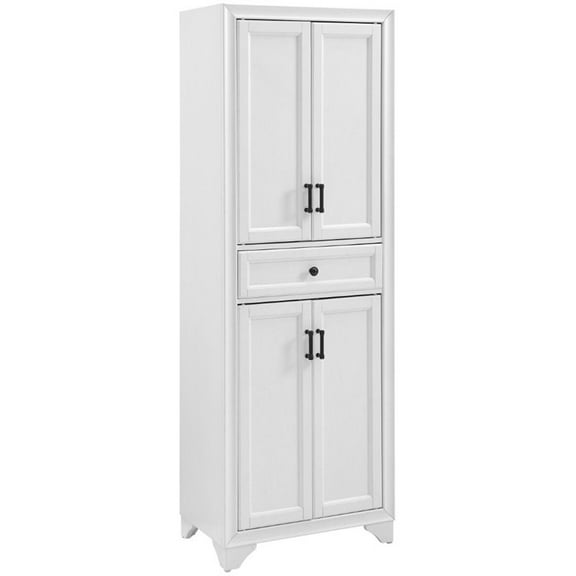 Pemberly Row 4 Door Pantry in Distressed White