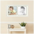 thumbnail image 2 of ArtToFrames Collage Photo Picture Frame with 2 - 15x15 Openings, Framed in White with Off White and Black Mats (CDM-3966-40), 2 of 8