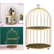 thumbnail image 5 of 2x Hierro Pájaro Jaula Escritorio Organizador de Escritorio Cosméticos Maquillaje Cruet Rack 2 Niveles, 5 of 9