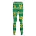 thumbnail image 5 of Wangmeiwg St Patricks Day Leggings for Women St Patricks Day Print High Waist Yoga Pants for Women Tights Compression Running Fitness Workout Leggings Army Green XXL, 5 of 5