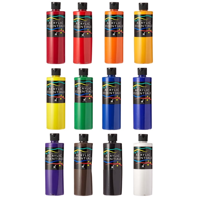 Set de pinturas CHROMA Acrylic Essential, 12 colores, 568 ml