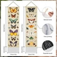 thumbnail image 3 of Butterflies and Moths Tapestry Butterfly Wall Art Tapestry Wall Blanket Long Walls Hanging Pack of 2 Tapestries with Tassel, 3 of 7