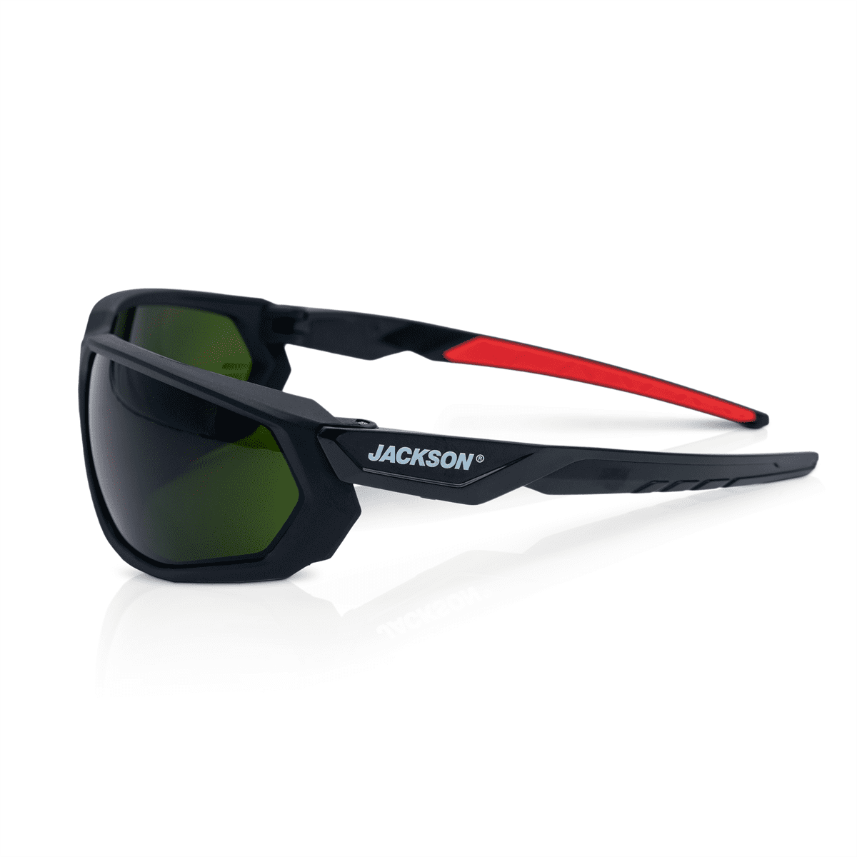 Jackson Safety Safety Glasses - HyperGuard F-Series - Shade 5.0 IR Lens - Black Full Frame - STA-CLEAR Anti-Fog