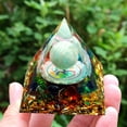 thumbnail image 4 of Pirámide de cristal natural Piedra curativa Chakra Reiki Decoración para el hogar y la oficina (D) Ndcxsfigh Para estrenar, 4 of 8
