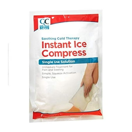 - 5 Pack Quality Choice Instant Ice Compress Single Use 4 X 5 Inches 1 Count Each
