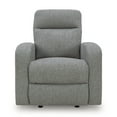 thumbnail image 4 of Signature Design by Ashley Moreau Place Rocker Recliner Chair, Pull Tab Reclining, Gray, 4 of 8