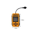 thumbnail image 3 of Portable LCD Wired Sonar Sensor Fish Finder Depth Locator Underwater Fishfinder Adjustable Finder ,Clear Depth Display, 3 of 7