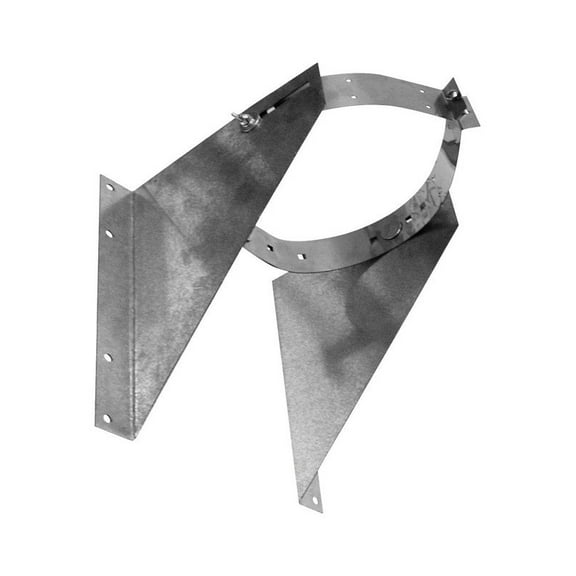 Selkirk  5 in. to 8 in. Stainless Steel  Wall Support/Band Assembly