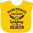 thumbnail image 3 of Inktastic Handpicked for Earth by My Granny in Heaven with Angel Wings Boys or Girls Baby Bib, 3 of 4