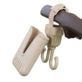 thumbnail image 4 of Stroller Hook and Phone Holder, 2-in-1 Mount with 360° Swivel, Removable Clip for Everyday Use, Durable Abs Plastic,Vsgery, 4 of 7